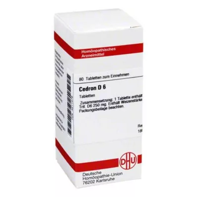 CEDRON D 6 tablets, 80 pcs