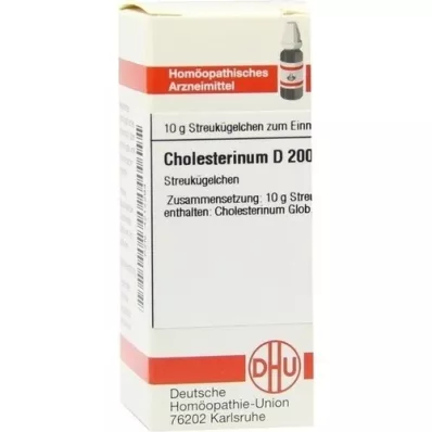 CHOLESTERINUM D 200 Globuli, 10 g