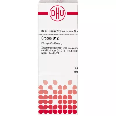 CROCUS D 12 Dilution, 20 ml