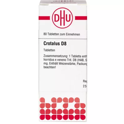 CROTALUS D 8 tablets, 80 pcs CROTALUS D 8 tablets, 80 pcs