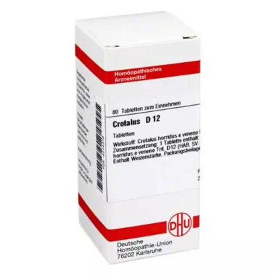 CROTALUS D 12 tablets, 80 hours