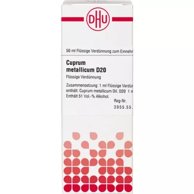 CUPRUM METALLICUM D 20 Dilution, 50mL
