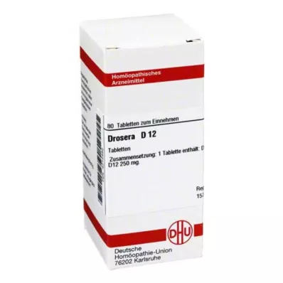 DROSERA D 12 tablets, 80 pcs