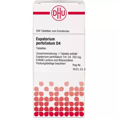 EUPATORIUM PERFOLIATUM D 4 tablets, 200 pcs
