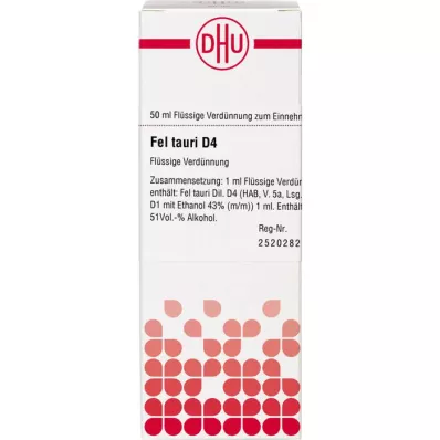 FEL TAURI D 4 Dilution, 50mL FEL TAURI D 4 Dilution, 50mL
