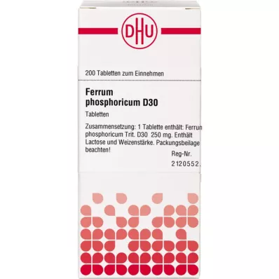 FERRUM PHOSPHORICUM D 30 tablets, 200 pcs FERRUM PHOSPHORICUM D 30 tablets, 200 pcs
