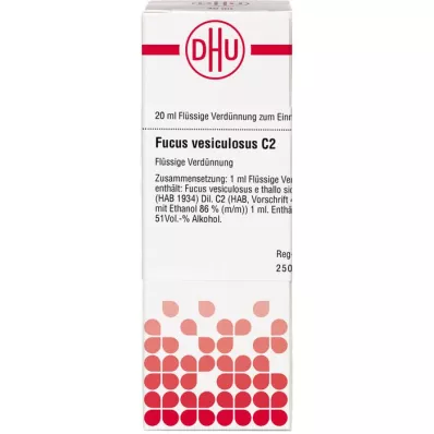FUCUS VESICULOSUS C 2 Dilution, 20mL