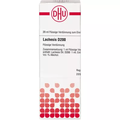LACHESIS D 200 Dilution, 20mL LACHESIS D 200 Dilution, 20mL