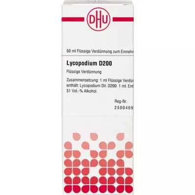 LYCOPODIUM D 200 Dilution, 50mL LYCOPODIUM D 200 Dilution, 50mL