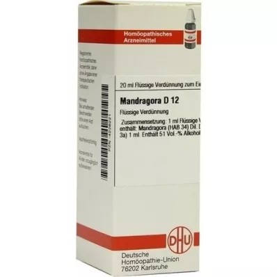 MANDRAGORA D 12 Dilution, 20 ml