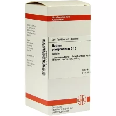 NATRIUM PHOSPHORICUM D 12 tablets, 200 pcs