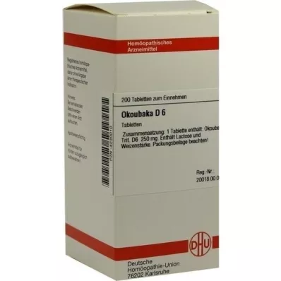 OKOUBAKA D 6 tablets, 200 pcs