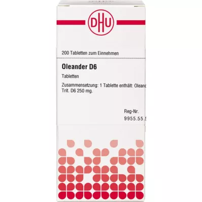 OLEANDER D 6 tablets, 200 pcs OLEANDER D 6 tablets, 200 pcs