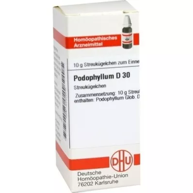 PODOPHYLLUM D 30 Globuli, 10 g