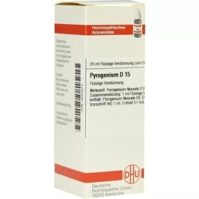 PYROGENIUM D 15 Dilution, 20mL PYROGENIUM D 15 Dilution, 20mL