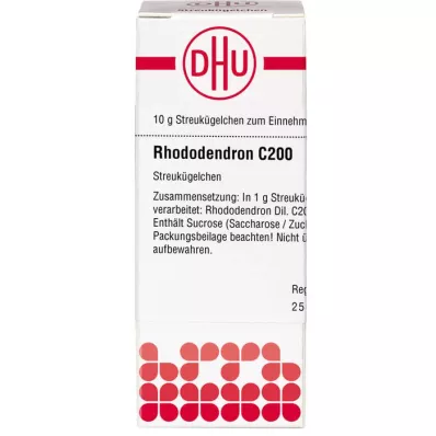 RHODODENDRON C 200 Globuli, 10 g