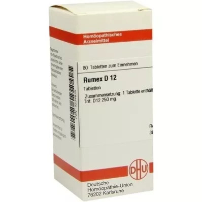 RUMEX D 12 tablets, 80 pcs