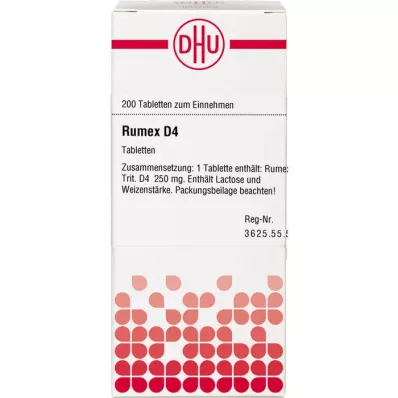 RUMEX D 4 tablets, 200 pcs RUMEX D 4 tablets, 200 pcs