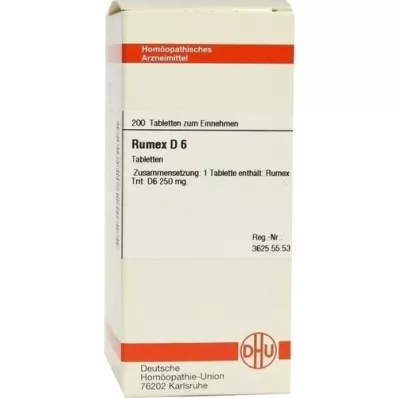 RUMEX D 6 tablets, 200 pcs