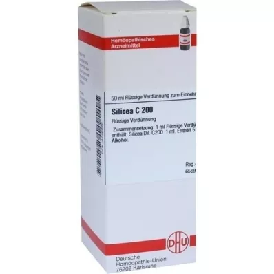 SILICEA C 200 Dilution, 50mL SILICEA C 200 Dilution, 50mL