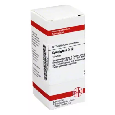 SYMPHYTUM D 12 tablets, 80 pcs SYMPHYTUM D 12 tablets, 80 pcs