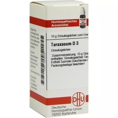 TARAXACUM D 3 Globuli, 10 g