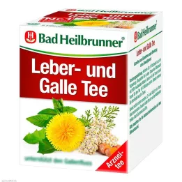 BAD HEILBRUNNER Liver and Galle Tea Filter Bags, 8X1.75 g