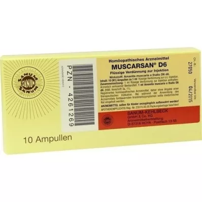 MUSCARSAN D 6 Ampullen, 10X1 ml