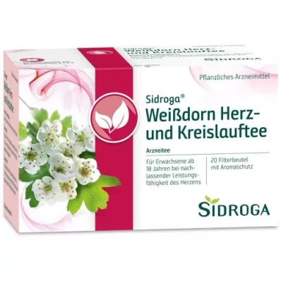 SIDROGA Weißdorn Herz- und Kreislauftee Filterb., 20X1.5 g