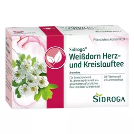 SIDROGA Hawthorn heart and circulatory tea filter bags, 20X1.5 g