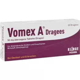 VOMEX A Dragees 50 mg überzogene Tabletten, 20 St