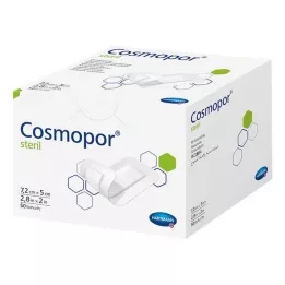 COSMOPOR sterile wound dressing 5x7.2 cm, 50 pcs