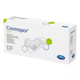 COSMOPOR Steril wound association 6x15 cm, 25 pcs