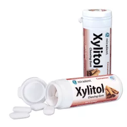 Miradent Xylitol Gum Cinnamon, 30 pcs