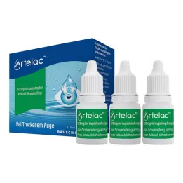 ARTELAC Eye drops, 3X10 ml