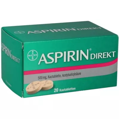 ASPIRIN Tabletki do żucia diety, 20 szt
