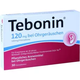 TEBONIN 120 mg για κουδούνισμα στα αυτιά επικαλυμμένα με λεπτό υμένιο δισκία, 30 τεμ