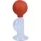 MILCHPUMPE Hand rubber ball with glass, 1 pcs