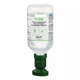 PLUM NaCl eye fluff solution with eye shell, 500 ml