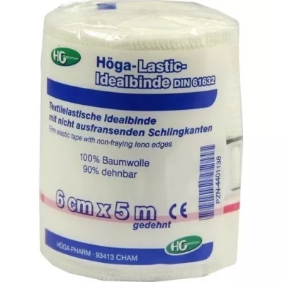 HÖGA-LASTIC Ideal bandage 6 cmx5 m M.Cellophan, 1 pcs