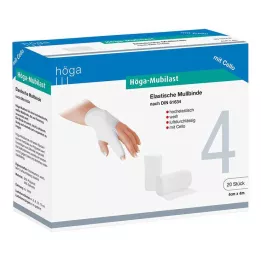 HÖGA-MUBILAST Fixing bandage 4 cmx4 m with cellophane, 1 piece