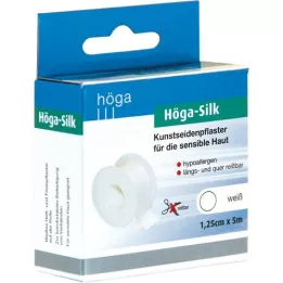HÖGA-SILK Plaster 1,25 cmx5 m, 1 pcs