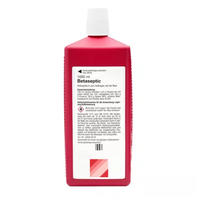BETASEPTIC MUNDIPHARMA Solution, 1000 ml BETASEPTIC MUNDIPHARMA Solution, 1000 ml