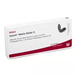 ISCUCIN abietis strength G ampoules, 10x1 ml