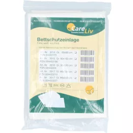 BETTSCHUTZEINLAGE Foil 60x90 cm white, 1 piece