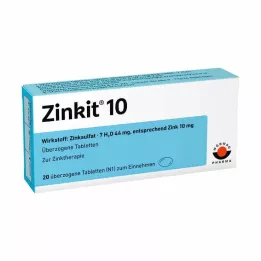 ZINKIT 10 coated tablets, 20 pcs