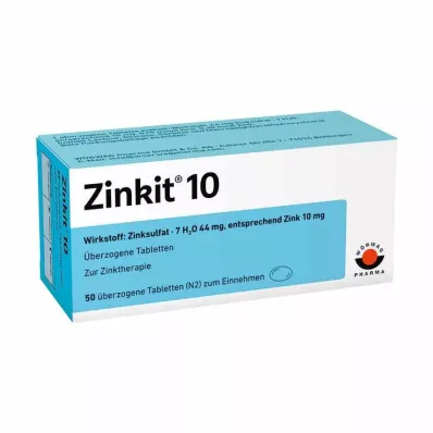 ZINKIT 10 coated tablets, 100 pcs ZINKIT 10 coated tablets, 100 pcs