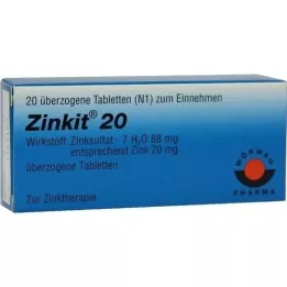 ZINKIT 20 überzogene Tabletten, 20 St
