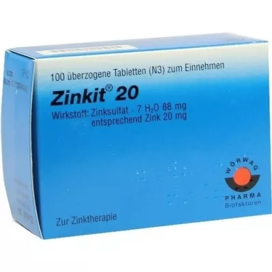 ZINKIT 20 excessive tablets, 100 pcs