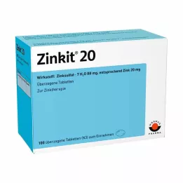 ZINKIT 20 coated tablets, 100 pcs